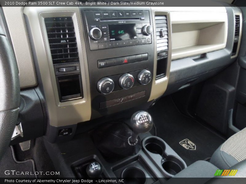 Bright White / Dark Slate/Medium Graystone 2010 Dodge Ram 3500 SLT Crew Cab 4x4