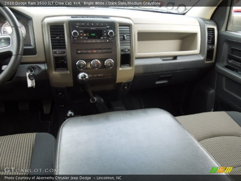 Bright White / Dark Slate/Medium Graystone 2010 Dodge Ram 3500 SLT Crew Cab 4x4