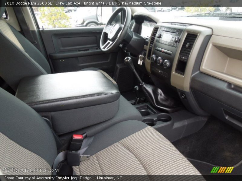 Bright White / Dark Slate/Medium Graystone 2010 Dodge Ram 3500 SLT Crew Cab 4x4