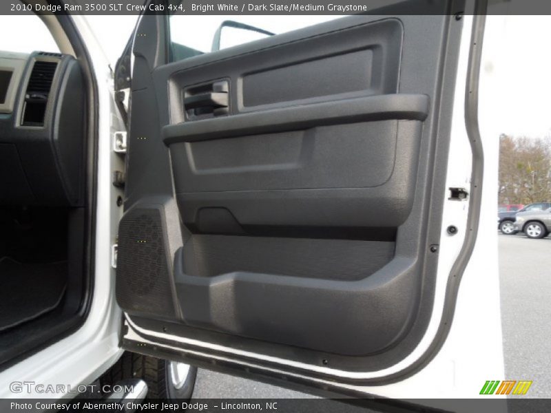 Bright White / Dark Slate/Medium Graystone 2010 Dodge Ram 3500 SLT Crew Cab 4x4