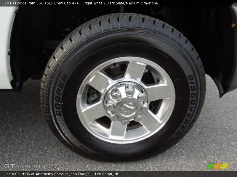 Bright White / Dark Slate/Medium Graystone 2010 Dodge Ram 3500 SLT Crew Cab 4x4