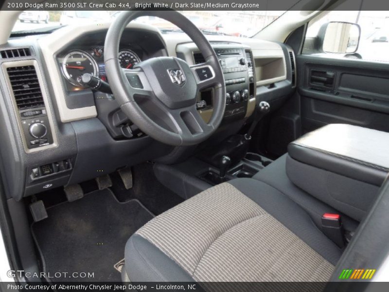 Dark Slate/Medium Graystone Interior - 2010 Ram 3500 SLT Crew Cab 4x4 