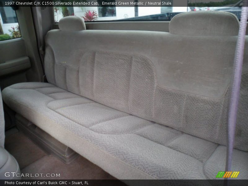 Emerald Green Metallic / Neutral Shale 1997 Chevrolet C/K C1500 Silverado Extended Cab