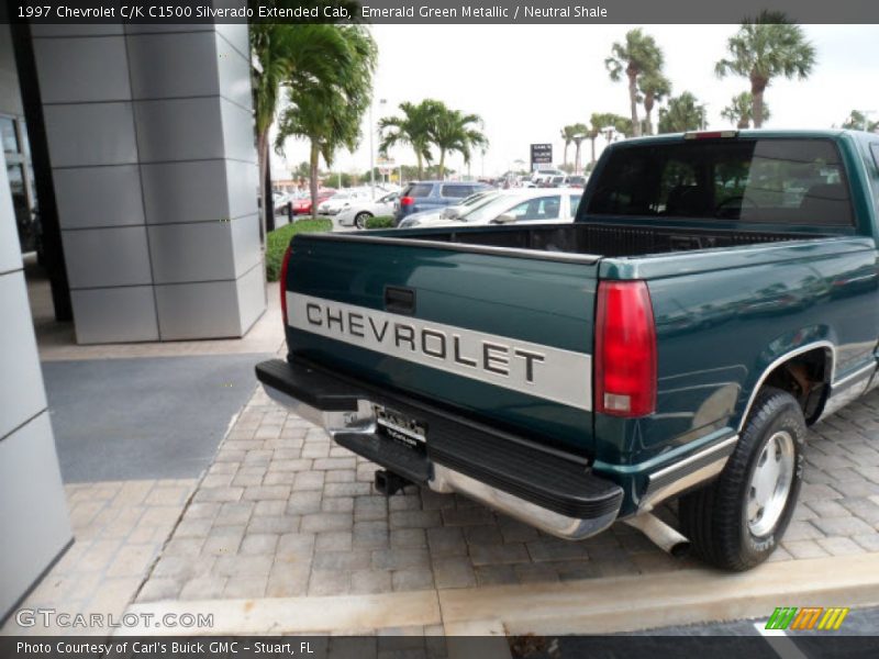 Emerald Green Metallic / Neutral Shale 1997 Chevrolet C/K C1500 Silverado Extended Cab