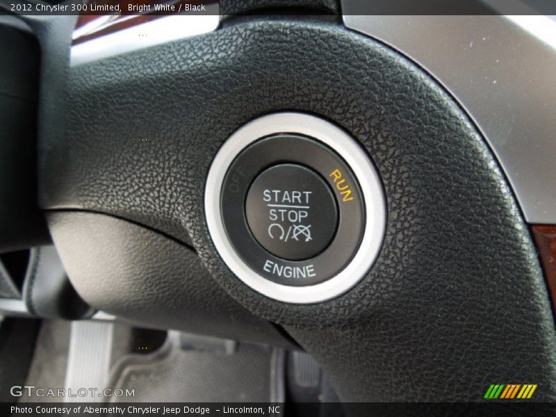 Bright White / Black 2012 Chrysler 300 Limited