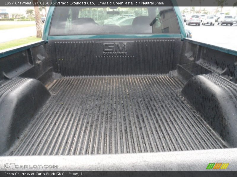 Emerald Green Metallic / Neutral Shale 1997 Chevrolet C/K C1500 Silverado Extended Cab