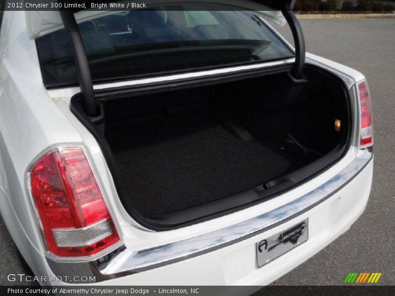 Bright White / Black 2012 Chrysler 300 Limited