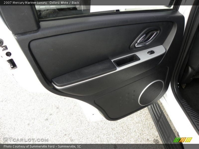 Oxford White / Black 2007 Mercury Mariner Luxury