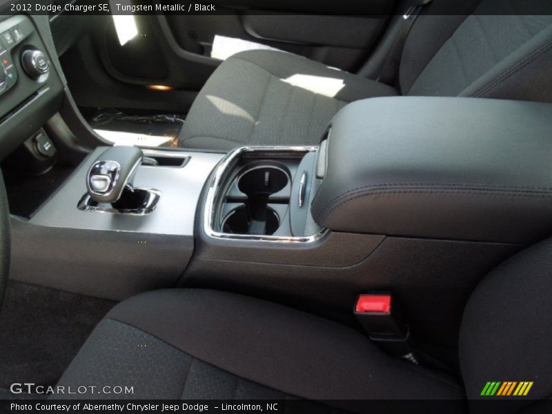 Tungsten Metallic / Black 2012 Dodge Charger SE