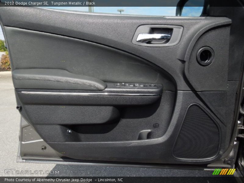 Tungsten Metallic / Black 2012 Dodge Charger SE