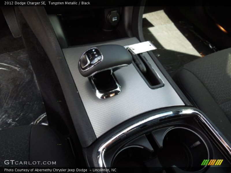 Tungsten Metallic / Black 2012 Dodge Charger SE