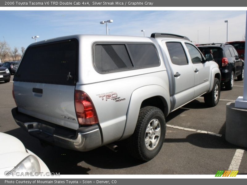 Silver Streak Mica / Graphite Gray 2006 Toyota Tacoma V6 TRD Double Cab 4x4