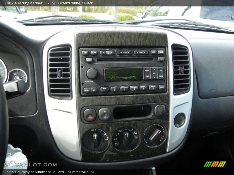 Controls of 2007 Mariner Luxury