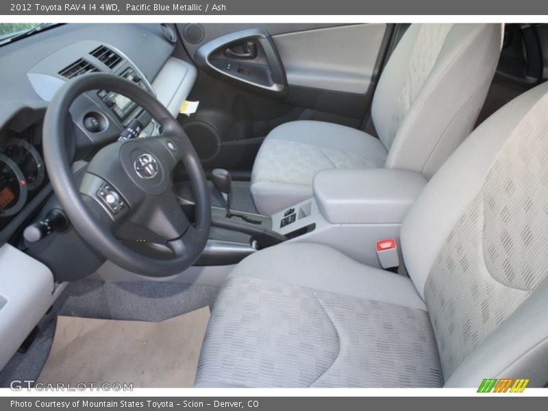 Pacific Blue Metallic / Ash 2012 Toyota RAV4 I4 4WD