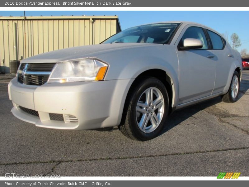 Bright Silver Metallic / Dark Slate Gray 2010 Dodge Avenger Express