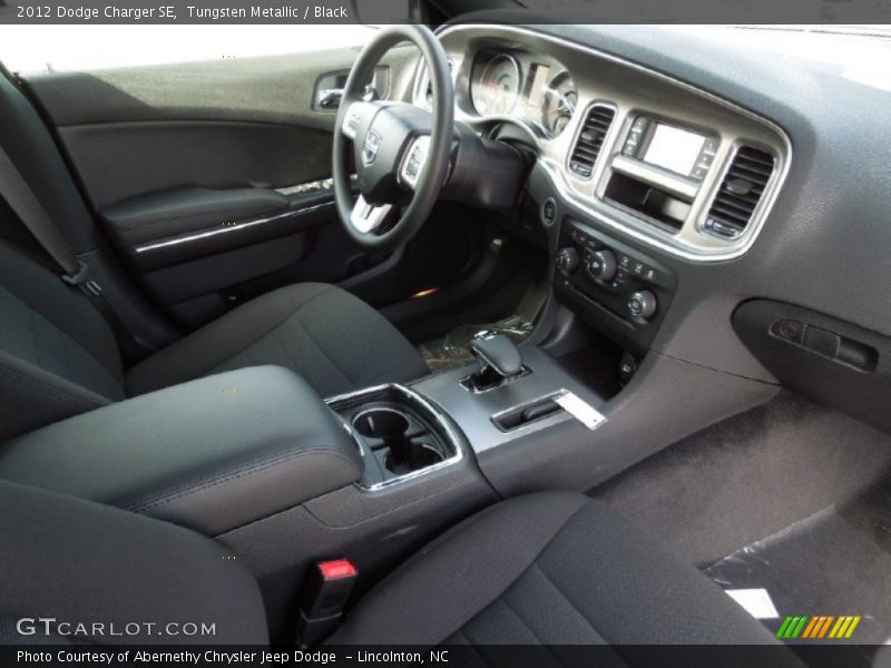 Tungsten Metallic / Black 2012 Dodge Charger SE