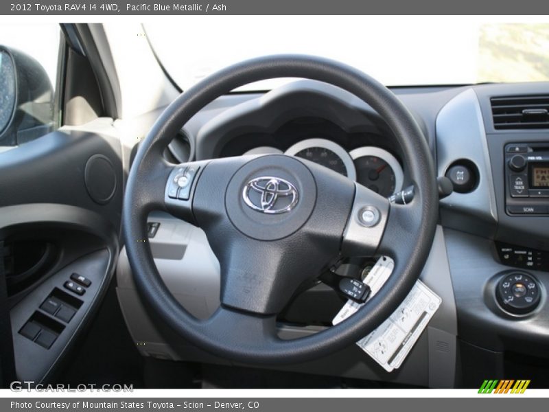 Pacific Blue Metallic / Ash 2012 Toyota RAV4 I4 4WD