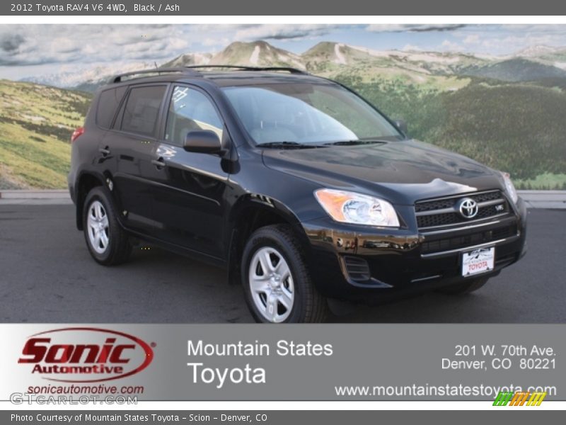 Black / Ash 2012 Toyota RAV4 V6 4WD
