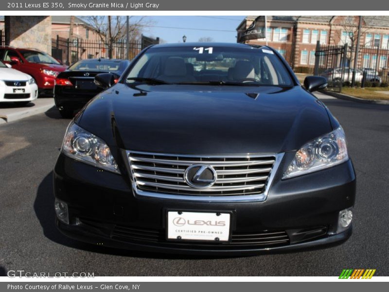 Smoky Granite Mica / Light Gray 2011 Lexus ES 350