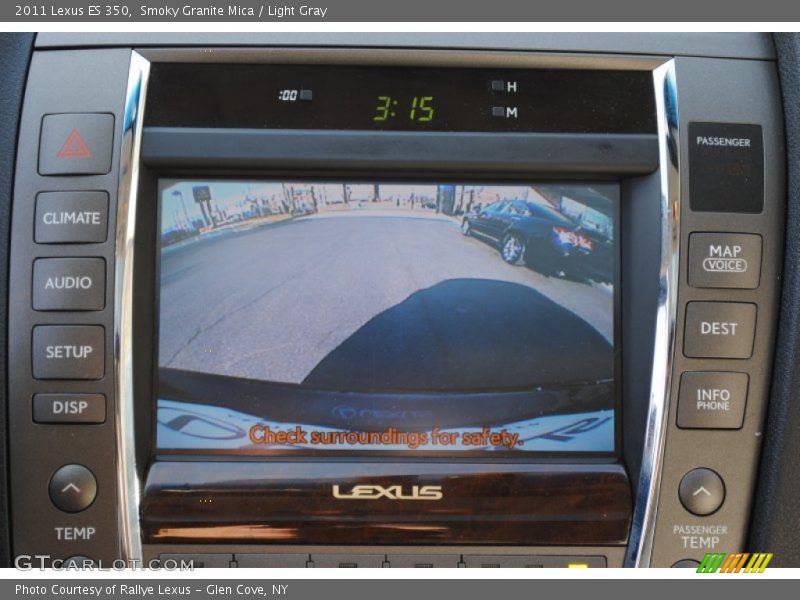 Smoky Granite Mica / Light Gray 2011 Lexus ES 350