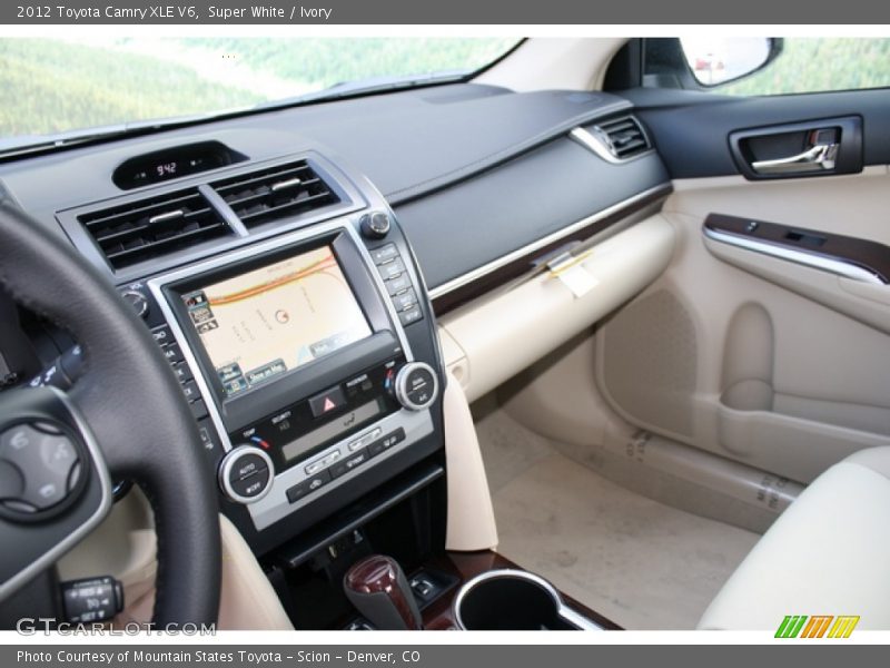 Super White / Ivory 2012 Toyota Camry XLE V6