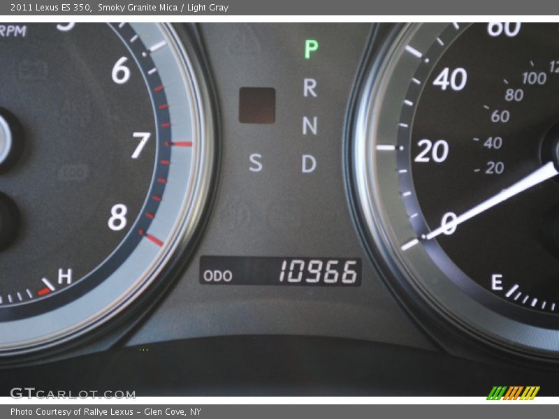 Smoky Granite Mica / Light Gray 2011 Lexus ES 350