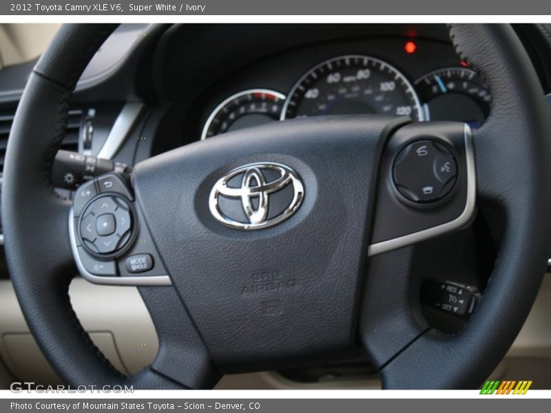 Super White / Ivory 2012 Toyota Camry XLE V6