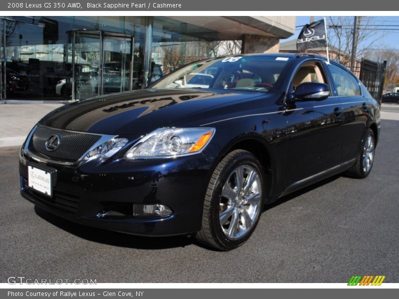 Black Sapphire Pearl / Cashmere 2008 Lexus GS 350 AWD