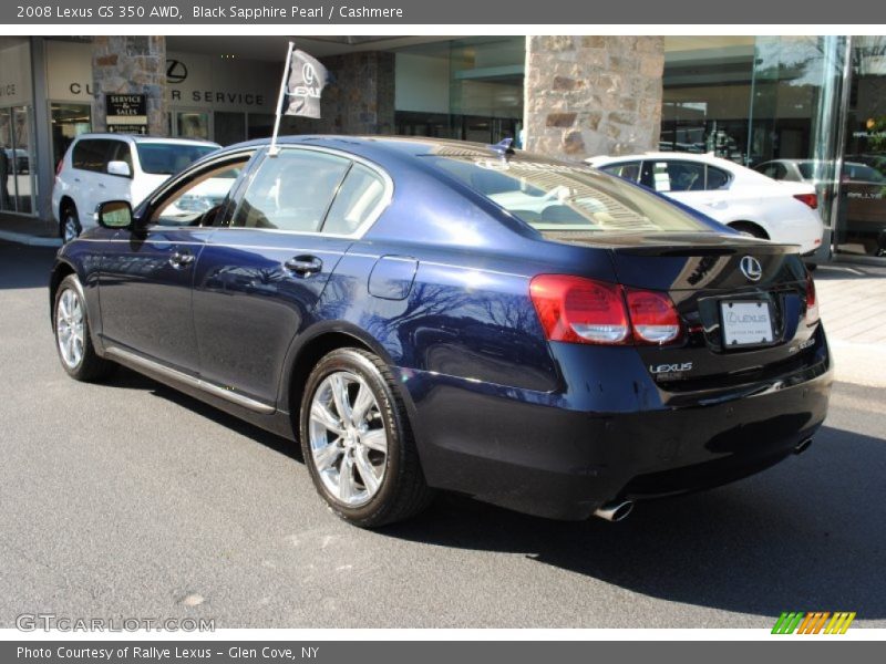 Black Sapphire Pearl / Cashmere 2008 Lexus GS 350 AWD