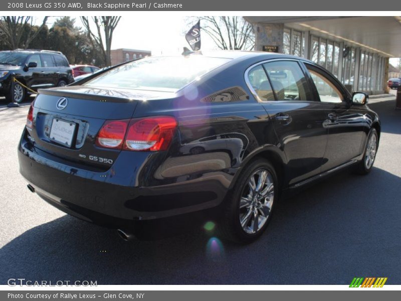 Black Sapphire Pearl / Cashmere 2008 Lexus GS 350 AWD