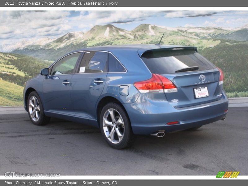 Tropical Sea Metallic / Ivory 2012 Toyota Venza Limited AWD