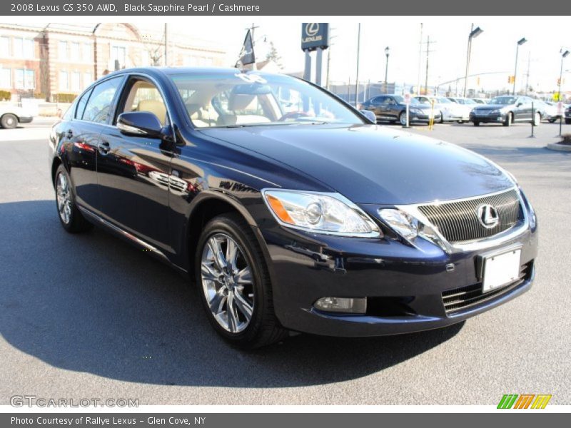 Black Sapphire Pearl / Cashmere 2008 Lexus GS 350 AWD