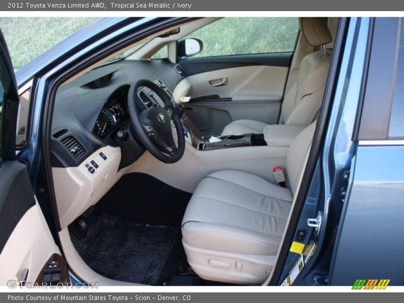 Tropical Sea Metallic / Ivory 2012 Toyota Venza Limited AWD