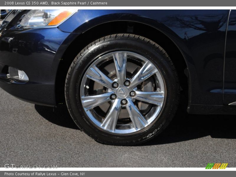 Black Sapphire Pearl / Cashmere 2008 Lexus GS 350 AWD
