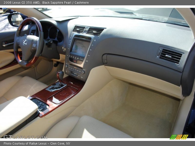 Black Sapphire Pearl / Cashmere 2008 Lexus GS 350 AWD