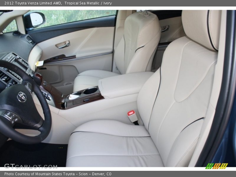 Tropical Sea Metallic / Ivory 2012 Toyota Venza Limited AWD