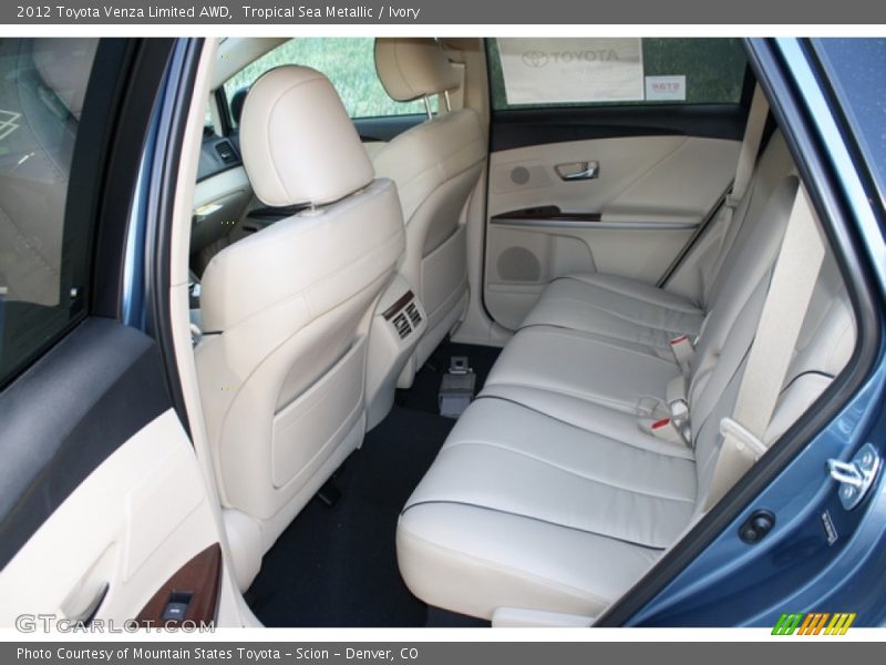 Tropical Sea Metallic / Ivory 2012 Toyota Venza Limited AWD