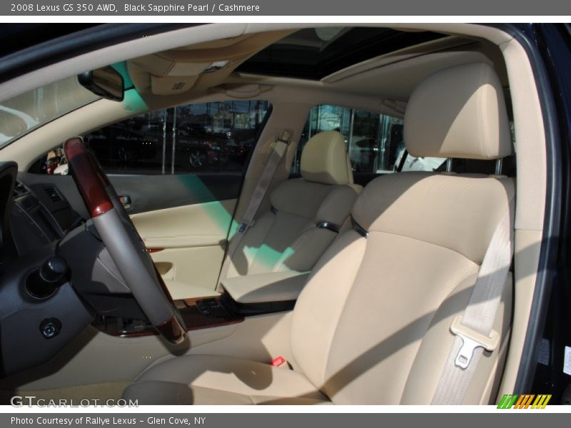 Black Sapphire Pearl / Cashmere 2008 Lexus GS 350 AWD