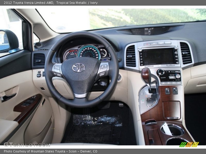 Tropical Sea Metallic / Ivory 2012 Toyota Venza Limited AWD