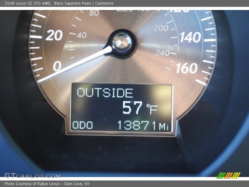 Black Sapphire Pearl / Cashmere 2008 Lexus GS 350 AWD