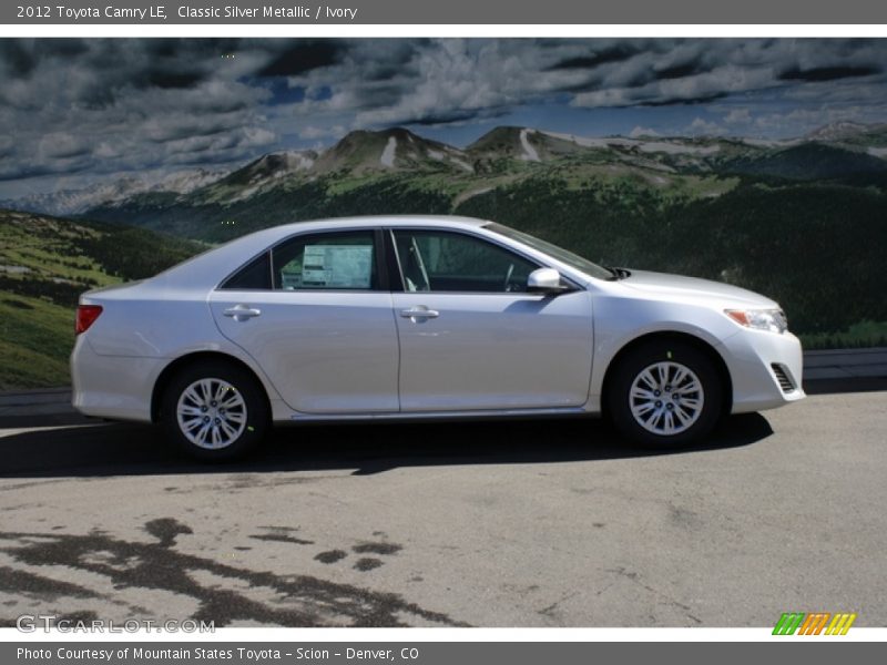 Classic Silver Metallic / Ivory 2012 Toyota Camry LE