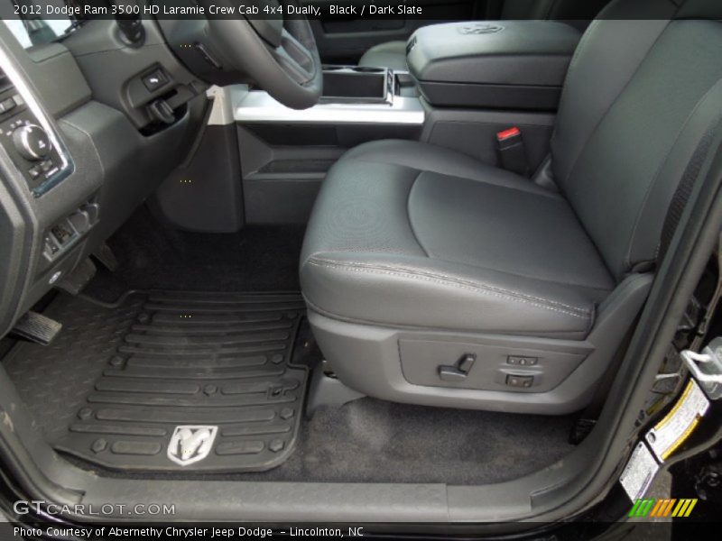Black / Dark Slate 2012 Dodge Ram 3500 HD Laramie Crew Cab 4x4 Dually