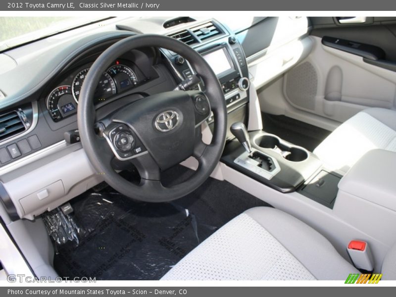 Classic Silver Metallic / Ivory 2012 Toyota Camry LE