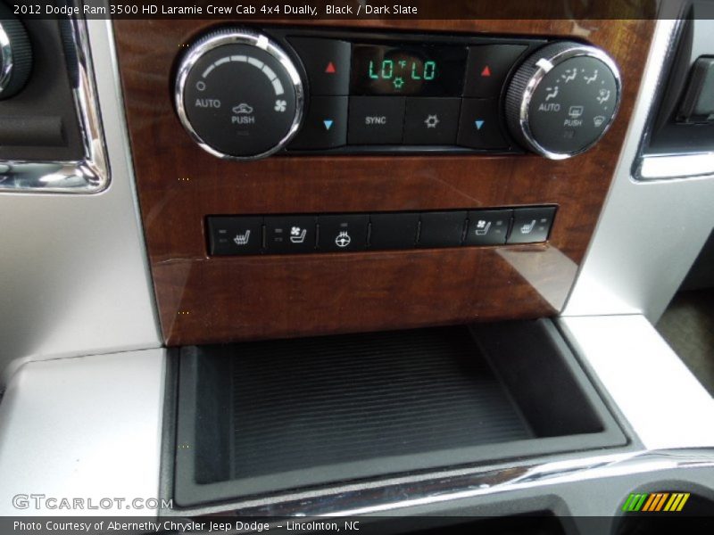 Black / Dark Slate 2012 Dodge Ram 3500 HD Laramie Crew Cab 4x4 Dually