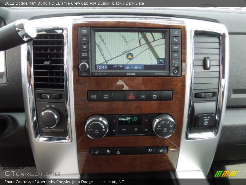 Black / Dark Slate 2012 Dodge Ram 3500 HD Laramie Crew Cab 4x4 Dually