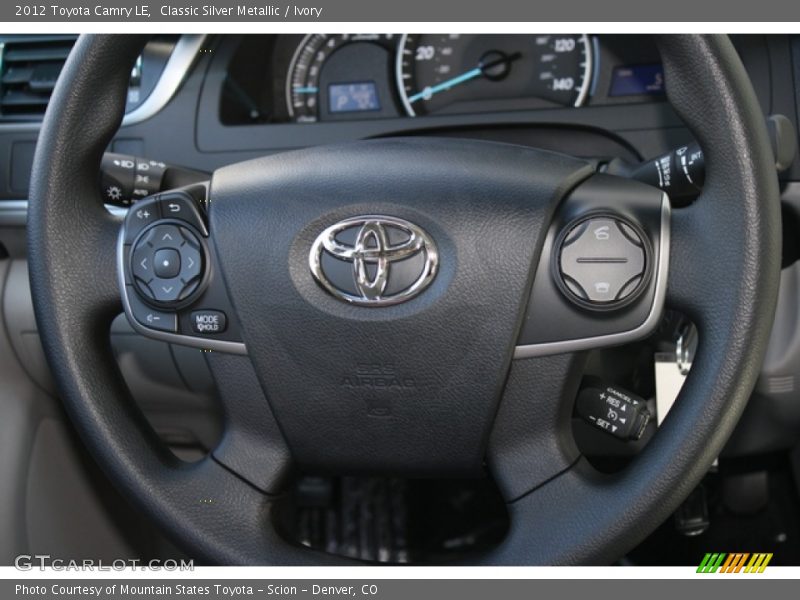 Classic Silver Metallic / Ivory 2012 Toyota Camry LE