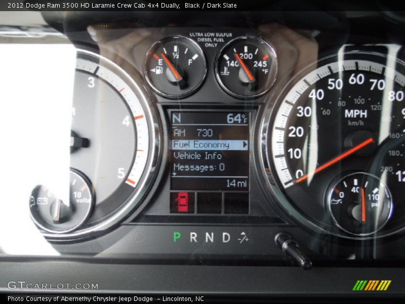 Black / Dark Slate 2012 Dodge Ram 3500 HD Laramie Crew Cab 4x4 Dually