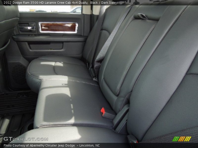Black / Dark Slate 2012 Dodge Ram 3500 HD Laramie Crew Cab 4x4 Dually