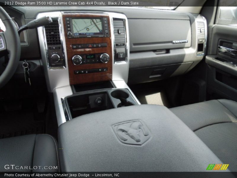 Black / Dark Slate 2012 Dodge Ram 3500 HD Laramie Crew Cab 4x4 Dually