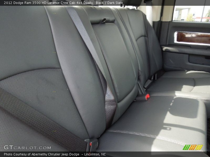Black / Dark Slate 2012 Dodge Ram 3500 HD Laramie Crew Cab 4x4 Dually